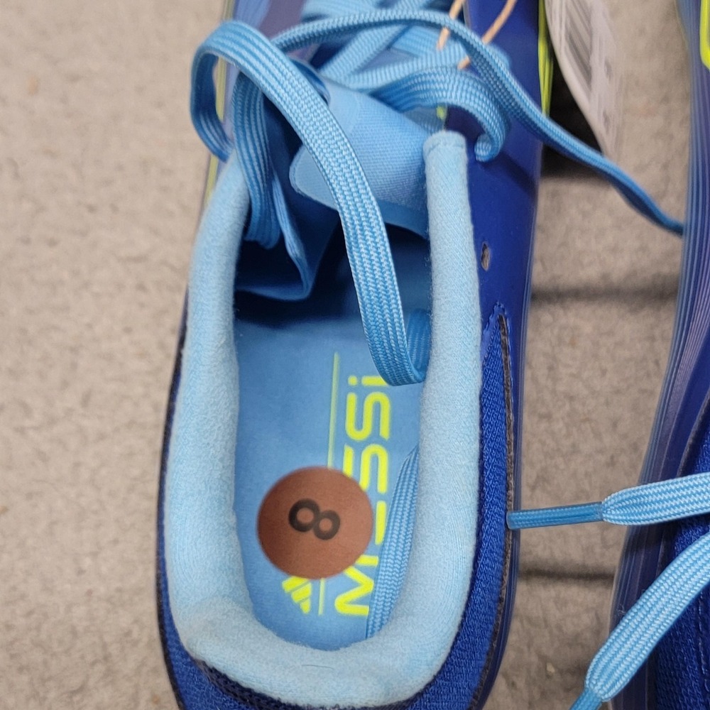 Adidas F50 Messi League FG Shoes Mens 8 Womens 9 Blue Firm Ground‎ Soccer Cleats - Picture 9 of 12